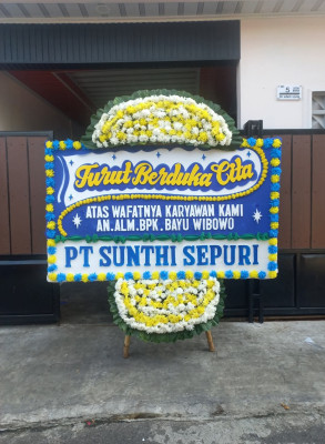 Papan Bunga Duka di Sei Beduk