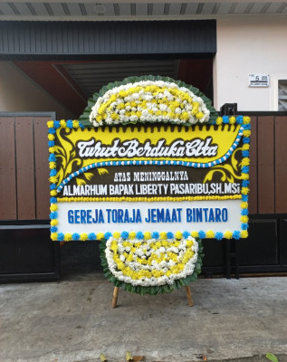 Papan Bunga Duka di Sei Beduk
