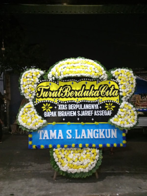 Papan Bunga Duka di Sei Beduk