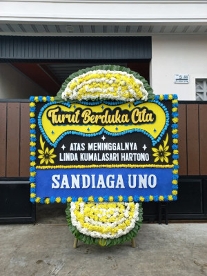 Papan Bunga Duka di Sei Beduk